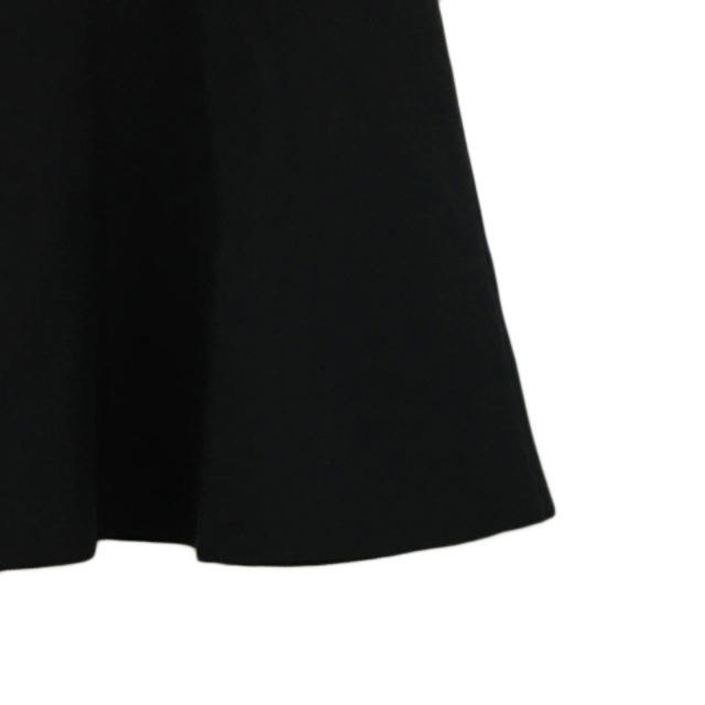 IENA(イエナ)のイエナ IENA スカート フレア 膝丈 無地 ニット 36 黒 ブラック レディースのスカート(ひざ丈スカート)の商品写真