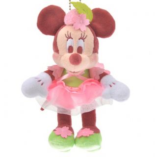 ディズニー(Disney)のディズニー ミニー ぬいぐるみバッジ 桜 2021(キャラクターグッズ)