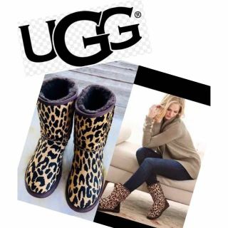 アグ(UGG)の激レア✨24⇒23相当✨UGG✨Classic Short Boots✨レオパ(ブーツ)