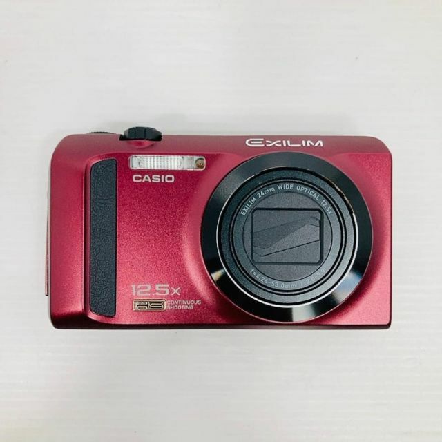 パネル 美品 カシオ EXILIM EX-ZR300RD レッド ハイスピード 高速連写