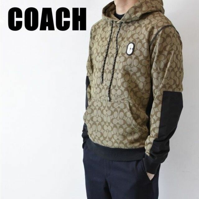 COACH 総柄パーカー