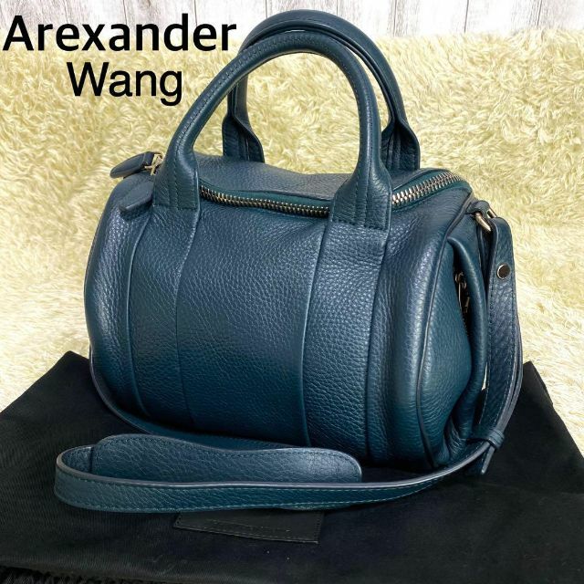 ALEXANDER WANG/ミニロッキーバッグ   白