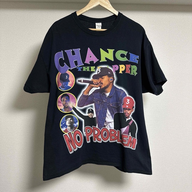 両面プリント　chance the rapper T-shirt メンズのトップス(Tシャツ/カットソー(半袖/袖なし))の商品写真