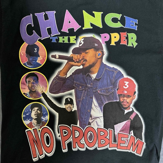 両面プリント　chance the rapper T-shirt メンズのトップス(Tシャツ/カットソー(半袖/袖なし))の商品写真