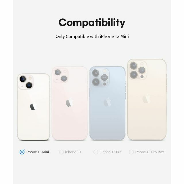 Goospery iPhone 13 Mini 用 ケース シリコン 5.4 イ