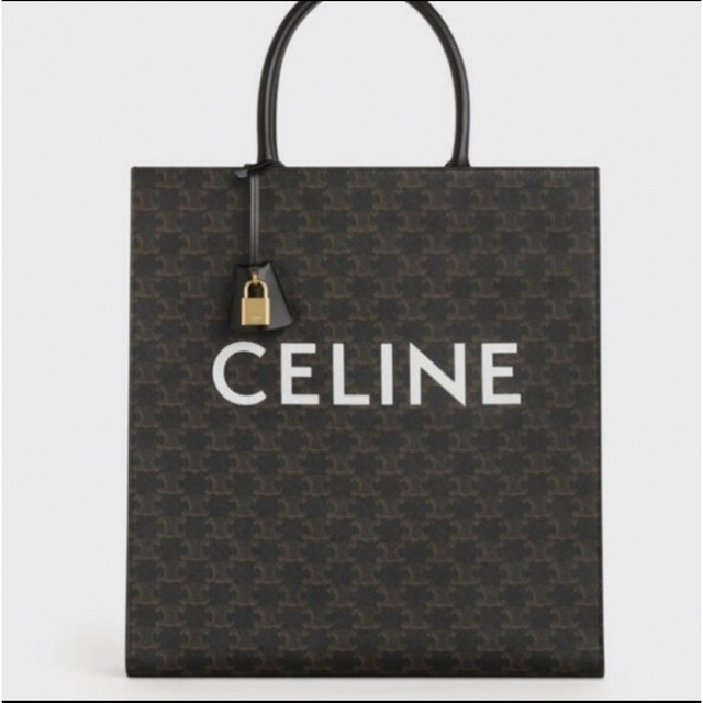 コットン100%仕様開閉限定値下げ 大人気 CELINE セリーヌ トートバッグ