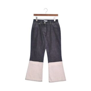 ジェイダブリューアンダーソン(J.W.ANDERSON)のJW Anderson デニムパンツ 34(XXS位) グレーx白(デニム) 【古着】【中古】(デニム/ジーンズ)