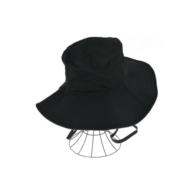 Y's(ワイズ)のY's ワイズ ハット S/M 黒 【古着】【中古】 レディースの帽子(ハット)の商品写真