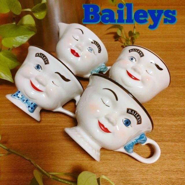 蚤の市で人気☆Baileys ベイリーズフェイスカップ 美品 ビンテージ 可愛いの通販 by ゆんショップ｜ラクマ