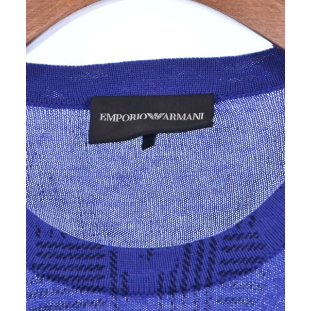EMPORIO ARMANI エンポリオアルマーニ ニット・セーター XL 青紫 2