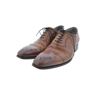 サントーニ(Santoni)のSANTONI サントーニ ビジネス・ドレスシューズ 4(24cm位) 茶 【古着】【中古】(ドレス/ビジネス)