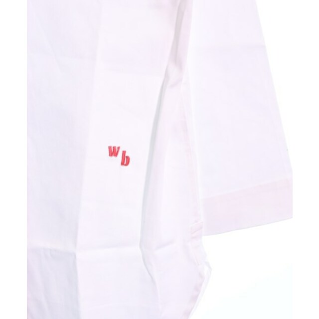 WALES BONNER カジュアルシャツ 48(L位) 白x赤xベージュ 【古着】【中古】の通販 by RAGTAG online｜ラクマ
