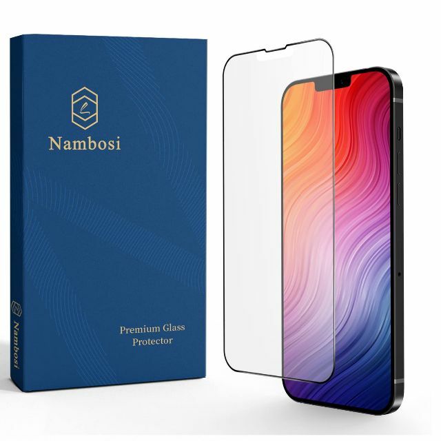 Nambosiスクリーンプロテクター[つや消しスモールブライトエッジ]iPhon