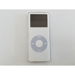 アイポッド(iPod)のipod nano 第4世代 4G ホワイト 本体のみ Apple(ポータブルプレーヤー)