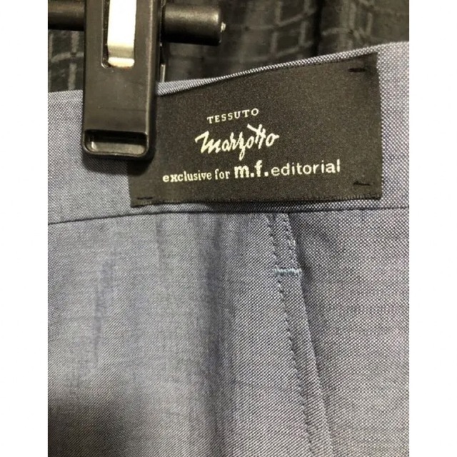 m.f.editorial(エムエフエディトリアル)の新品　MF Editorial slacks スラックス　L サイズ　グレー メンズのパンツ(スラックス)の商品写真