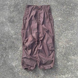 アートヴィンテージ(ART VINTAGE)のused military ワイドパンツ　バーガンディ　ボルドー　ミリタリー　軍(その他)