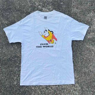 アートヴィンテージ(ART VINTAGE)の希少　used Tシャツ　オーバーサイズ　キャラT  ネタT メッセージT  白(Tシャツ/カットソー(半袖/袖なし))