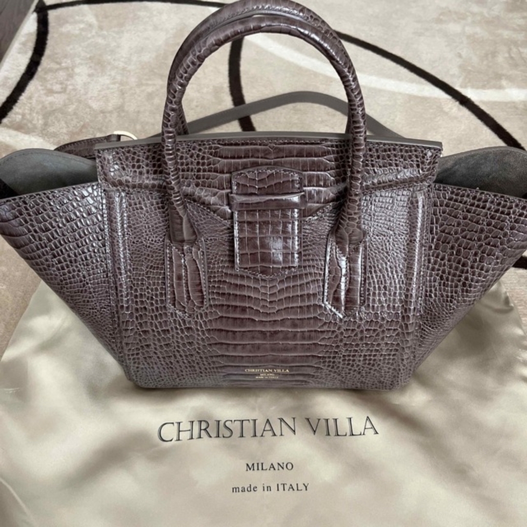 CHRISTIAN VILLA - 新品未使用 保管巾着付 クリスチャンヴィラ トート