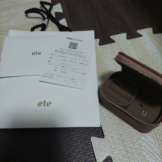 エテ(ete)の【ぽんちゃん様専用】eteホースシューダイヤモンドネックレス馬蹄形k18YG(ネックレス)