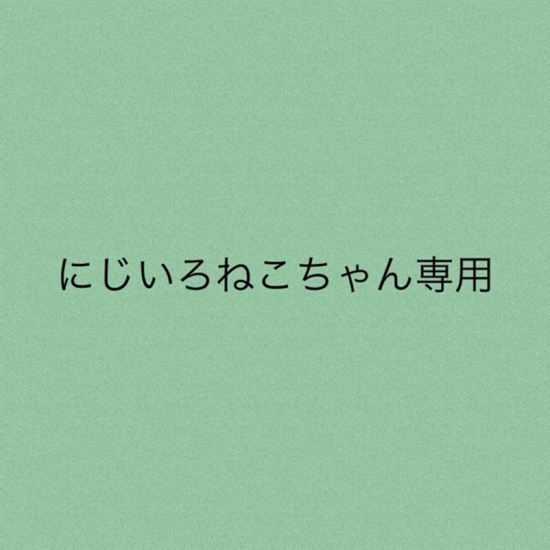 にじいろねこちゃん専用★3点