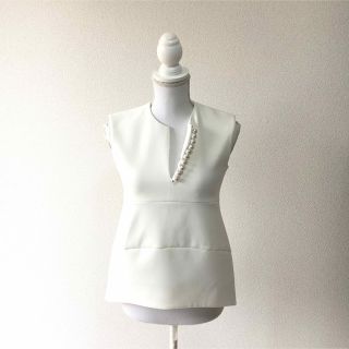 YOKO CHAN - 美品 YOKO CHAN ヨーコチャン パール トップス カットソー