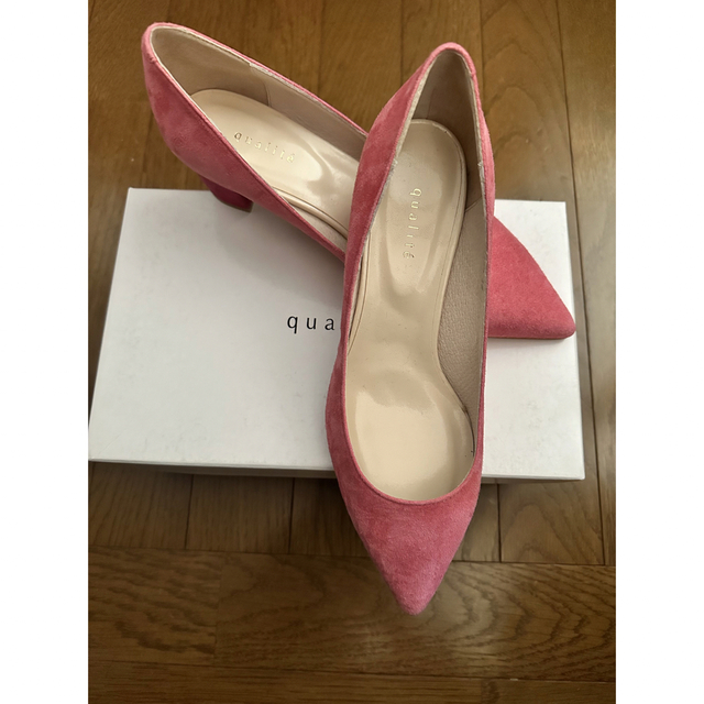 qualite - お値下げ‼️♡バイカラースエードパンプス新品未使用♡の