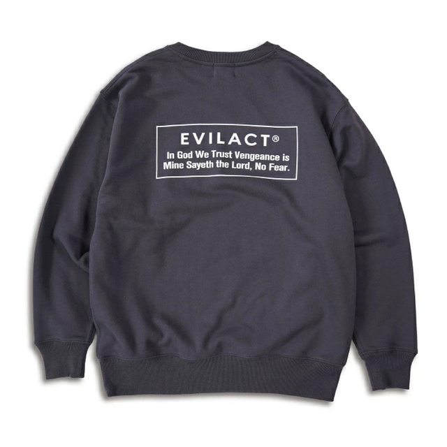 適切な価格 EVILACT × INTERPLAY コラボレーションSWEAT ブラック色