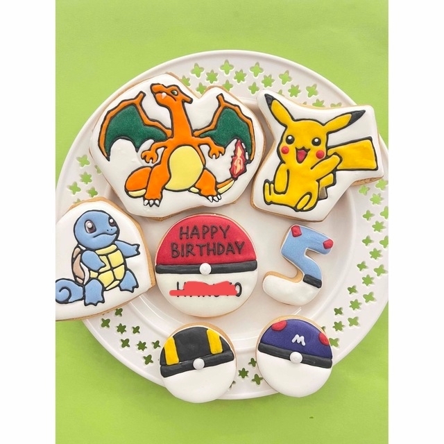 ポケモン アイシングクッキー 食品/飲料/酒の食品(菓子/デザート)の商品写真