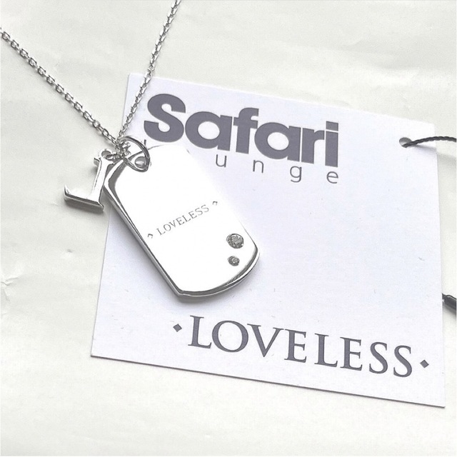 LOVELESSラブレス/Safari コラボ silverネックレス