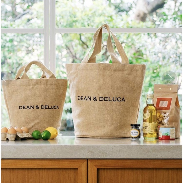 DEAN & DELUCA(ディーンアンドデルーカ)のDEAN & DELUCA　ジュートマーケットトートバッグＳサイズ レディースのバッグ(トートバッグ)の商品写真