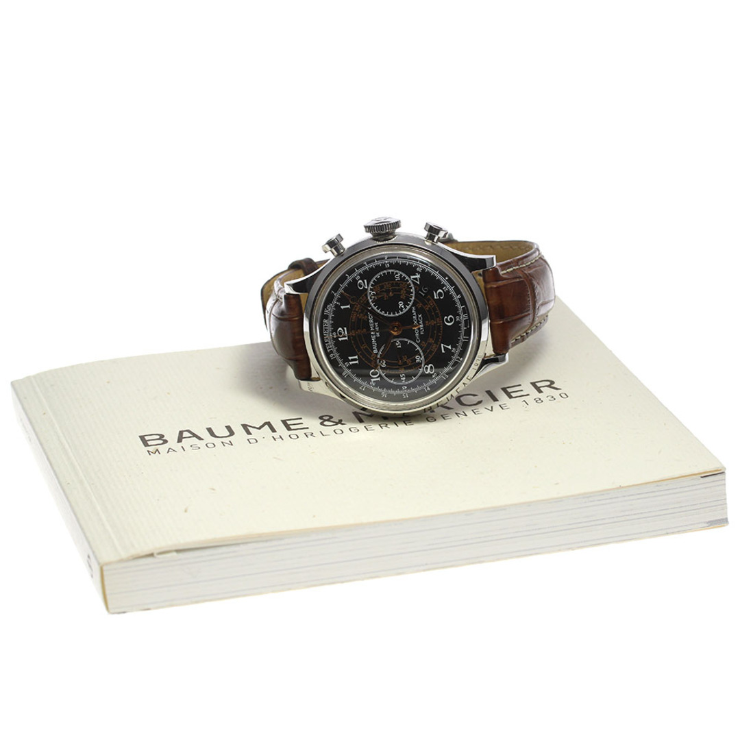 ボーム＆メルシェ Baume & Mercier 65689 ケープランド フライバック クロノグラフ 自動巻き メンズ 良品 _754300