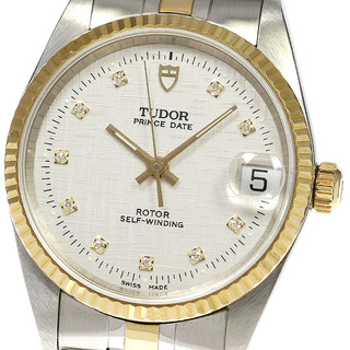 チュードル(Tudor)のチュードル TUDOR 72033 プリンスデイト 10Pダイヤ cal.2824-2 自動巻き ボーイズ _753514(腕時計(アナログ))
