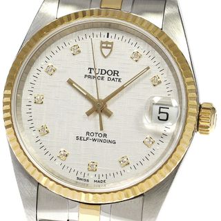 チュードル(Tudor)のチュードル TUDOR 72033 プリンスデイト 10Pダイヤ cal.2824-2 自動巻き ボーイズ _753514【ev15】(腕時計(アナログ))