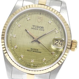 チュードル(Tudor)のチュードル TUDOR 72033 プリンスデイト 10Pダイヤ cal.2824-2 自動巻き ボーイズ _753484【ev20】(腕時計(アナログ))