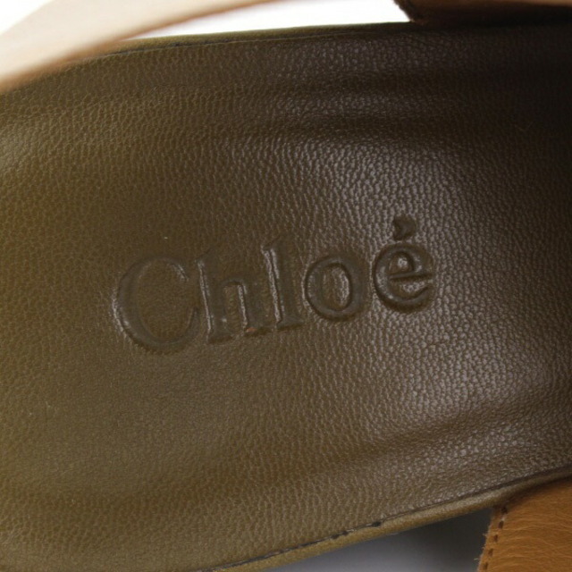 Chloe(クロエ)のBランク クロエ ウエッジソール サンダル ヒール ベージュ 靴 レディース Chloe 22cm レディースの靴/シューズ(サンダル)の商品写真