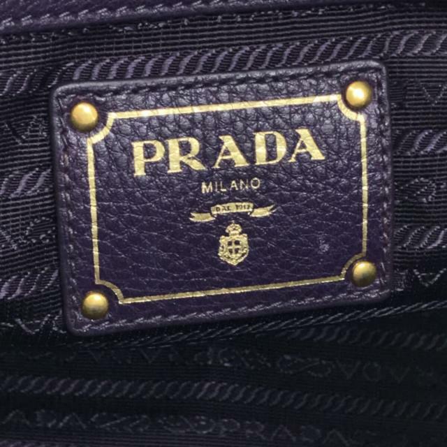 PRADA - プラダ ハンドバッグ - パープル 革タグの通販 by ブラン 