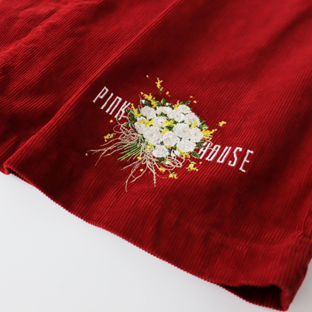 ★PINK HOUSE/ピンクハウス  お花ブーケ 刺繍スカート