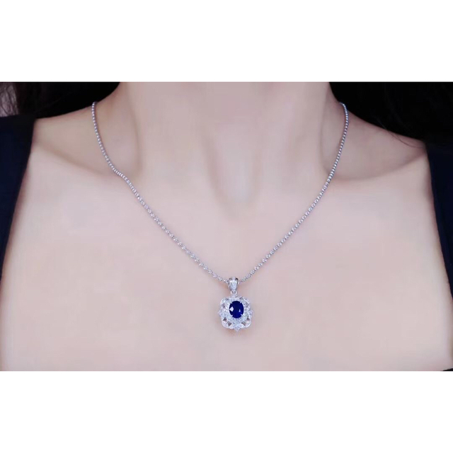 天然 ロイヤルブルーサファイア ダイヤ  ペンダントトップ1.15ct ¥