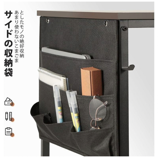 YeTom ラック付きデスク パソコンデスク 幅120cm×奥行58cm  インテリア/住まい/日用品のオフィス家具(オフィス/パソコンデスク)の商品写真