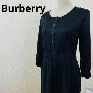 バーバリー(BURBERRY)のBurberry　LONDON 　バーバリー　レディース　ブラック　ワンピース(ひざ丈ワンピース)