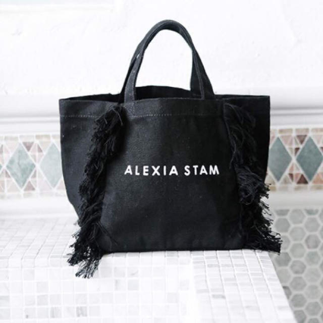 ALEXIA STAM(アリシアスタン)のアリシアスタン トートバッグ ブラック レディースのバッグ(トートバッグ)の商品写真