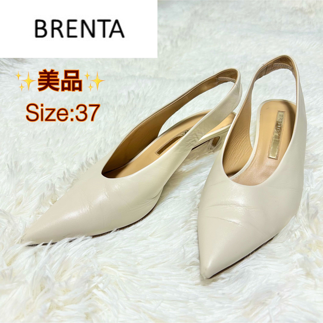 美　deuxiem classe  BRENTA  バックストラップパンプス37