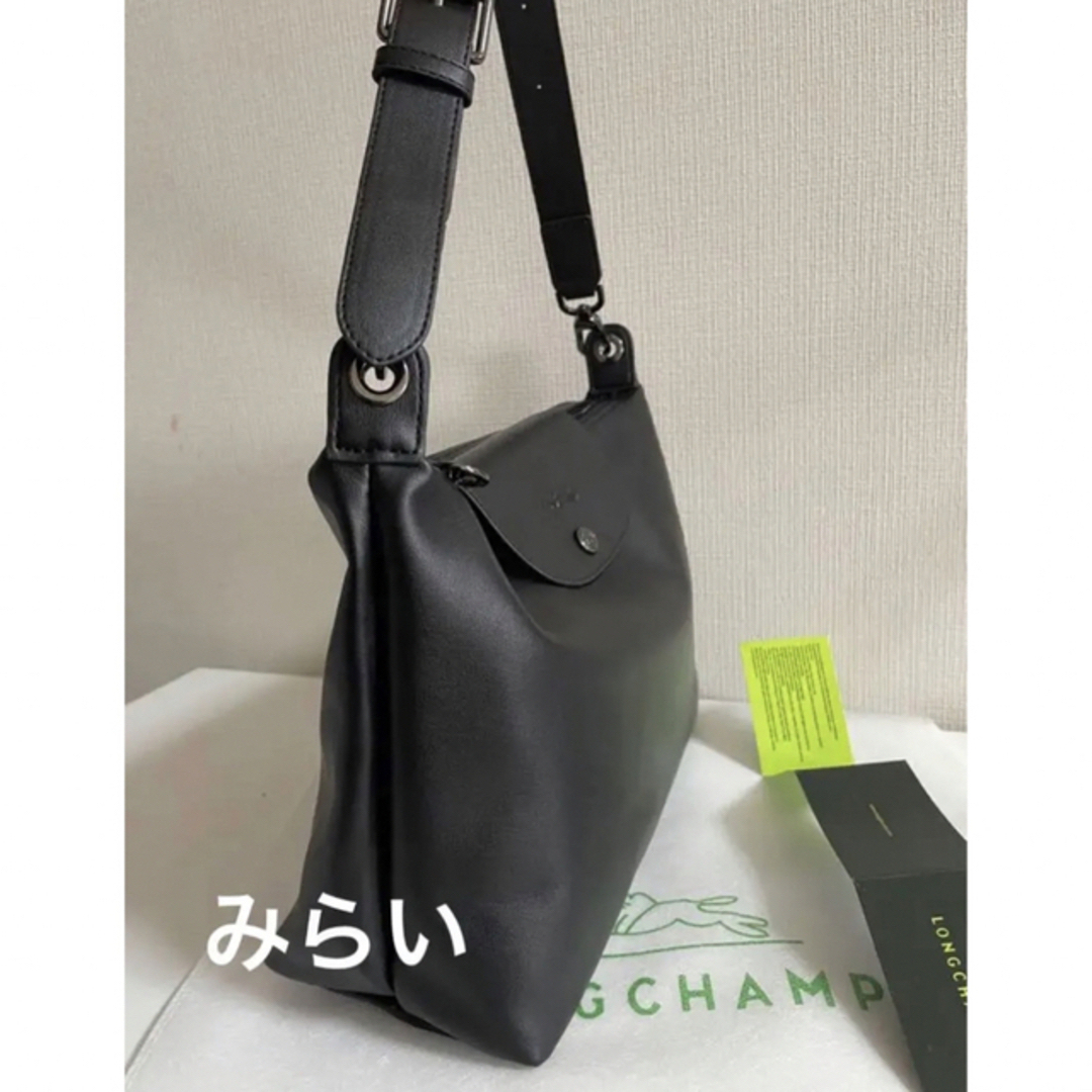 LONGCHAMP(ロンシャン)の新品　ロンシャンル　ル プリアージュエクストラ　ショルダーバッグ  Mレザー レディースのバッグ(トートバッグ)の商品写真