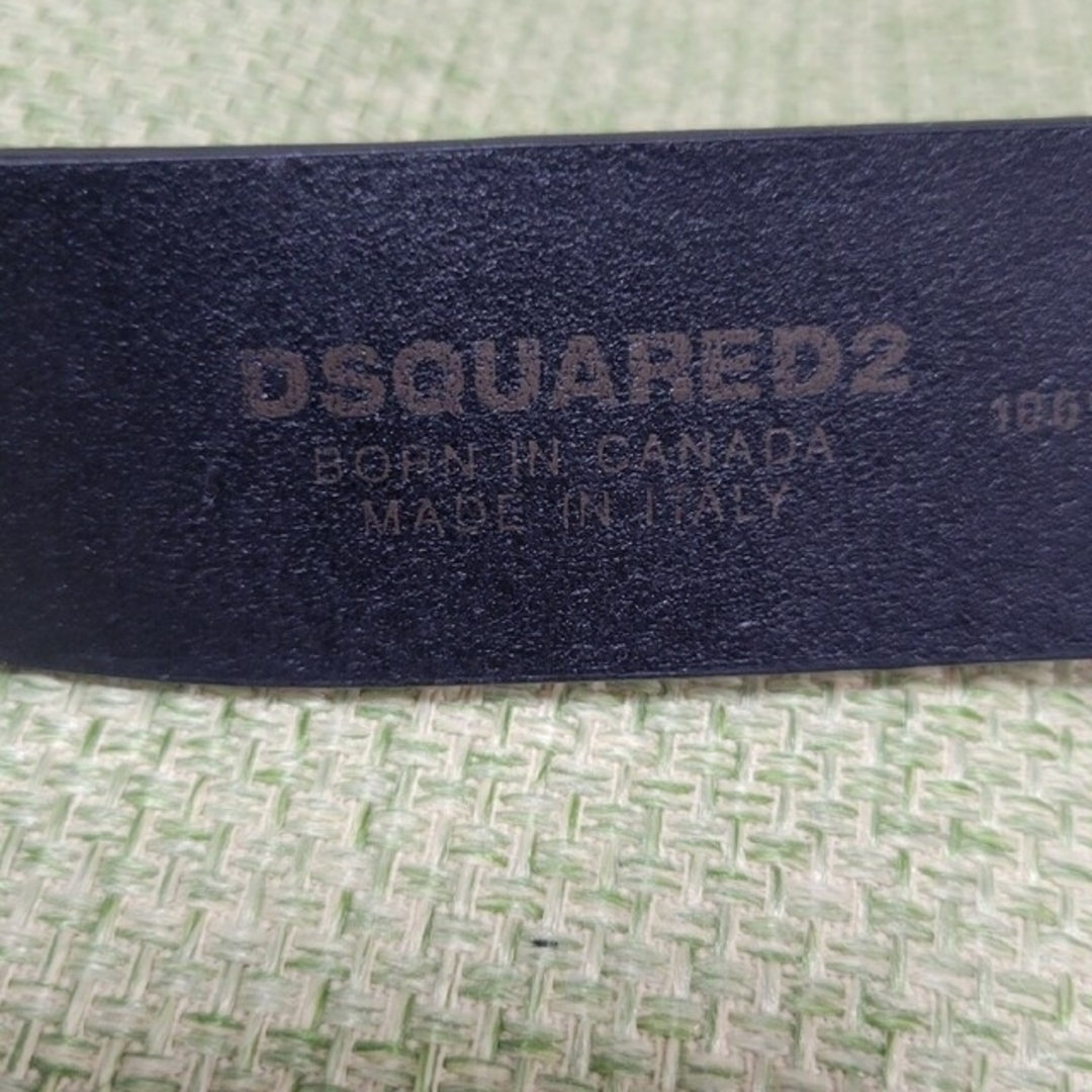 国内正規Dsquared2　レザーベルト　ブラック　85 美品