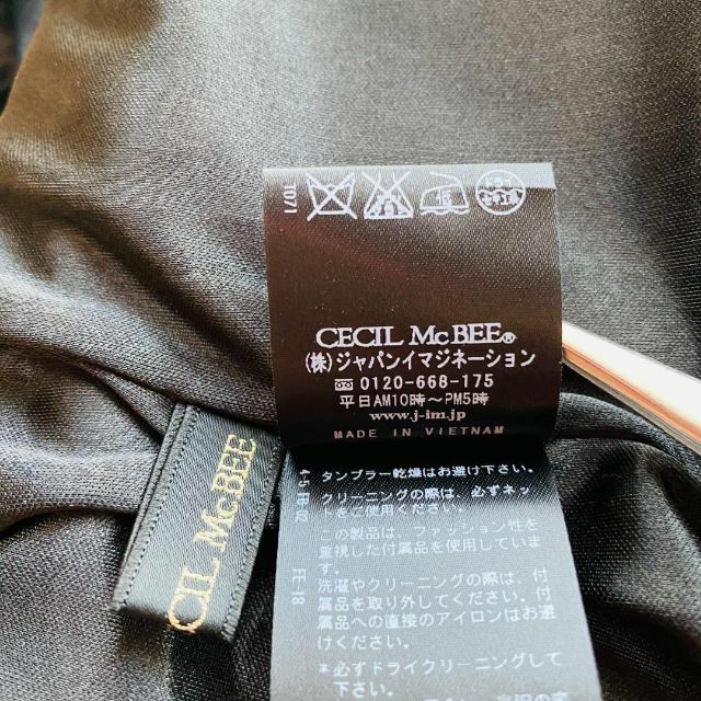 CECIL McBEE(セシルマクビー)のCECIL Mc BEE 　セシルマクビー　レディース　ワンピース　千鳥格子 レディースのワンピース(ひざ丈ワンピース)の商品写真