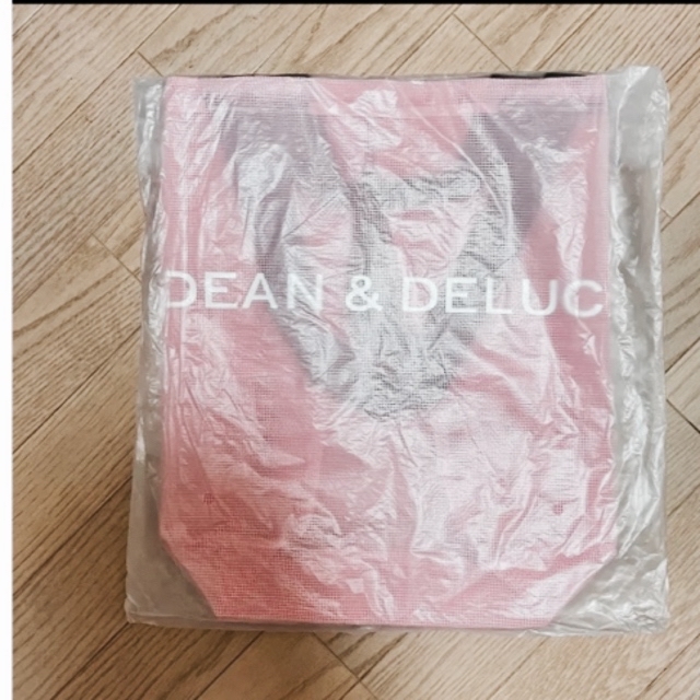 DEAN & DELUCA(ディーンアンドデルーカ)のDEAN＆DELUCA トートバッグ Lサイズ　メッシュバッグ　ピンク レディースのバッグ(トートバッグ)の商品写真