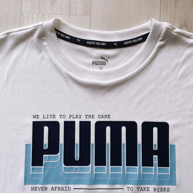 PUMA(プーマ)のPUMA キッズ 半袖Tシャツ 160cm 白 キッズ/ベビー/マタニティのキッズ服男の子用(90cm~)(Tシャツ/カットソー)の商品写真