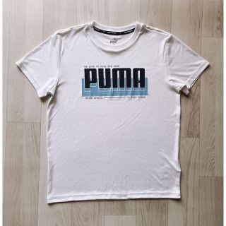 プーマ(PUMA)のPUMA キッズ 半袖Tシャツ 160cm 白(Tシャツ/カットソー)