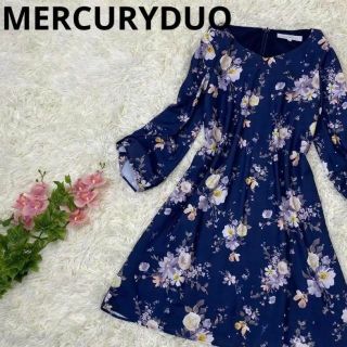 マーキュリーデュオ(MERCURYDUO)のMERCURYDUO　マーキュリーデュオ　花柄　ワンピース　レディース　花柄(ひざ丈ワンピース)