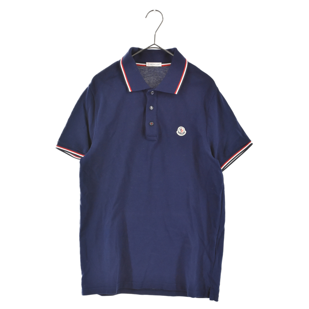 MONCLER - MONCLER モンクレール MAGLIA POLO MANICA CORTA 胸ロゴ付き